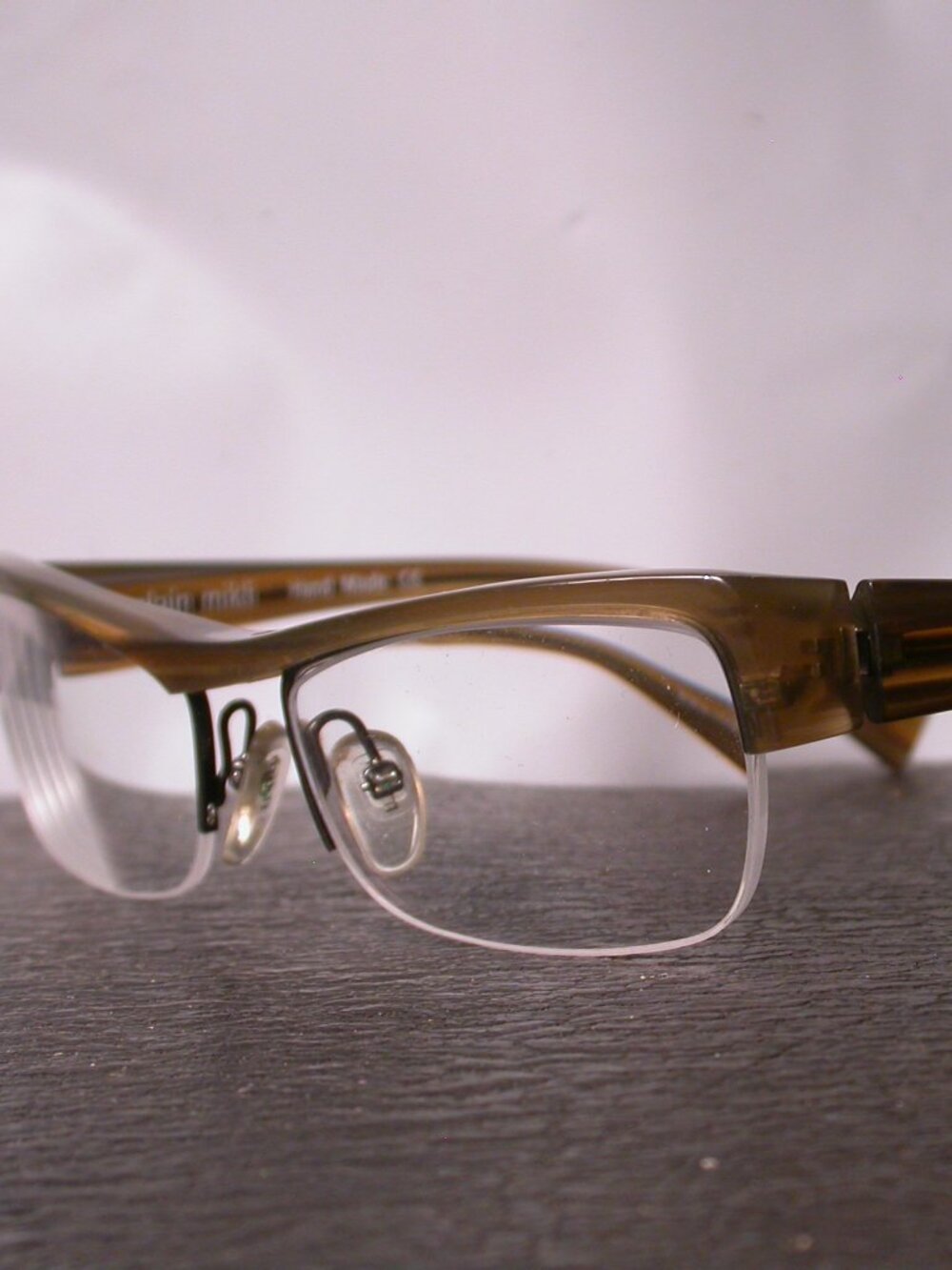 Alain Mikli Green Clear Stylish Eyeglasses Frames Hand Made